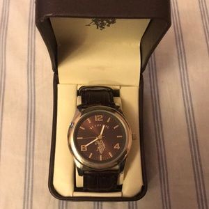 U.S. POLO ASSN. Watch genuine leather